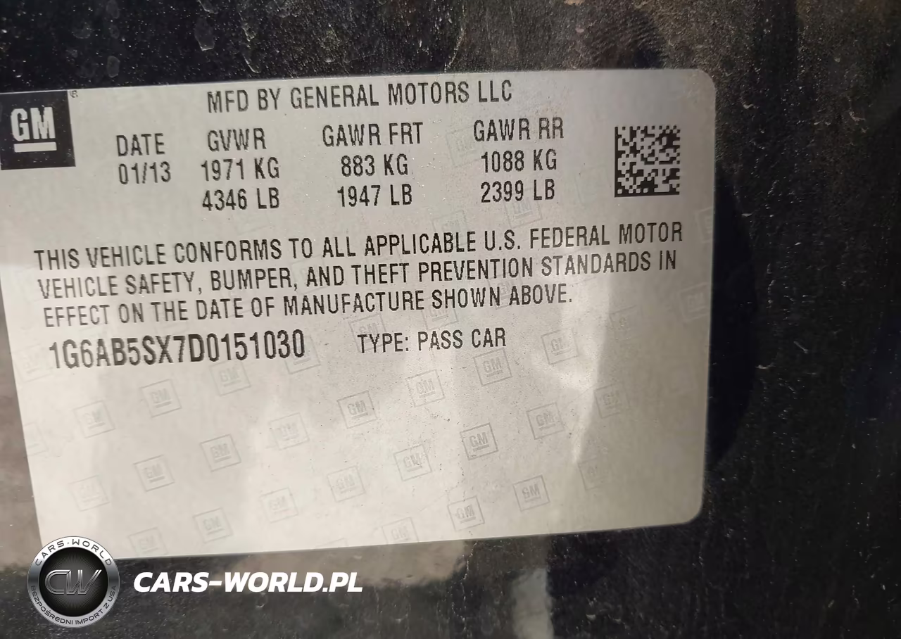 2013 Cadillac Ats Luxury VIN:1G6AB5SX7D0151030 - 9
