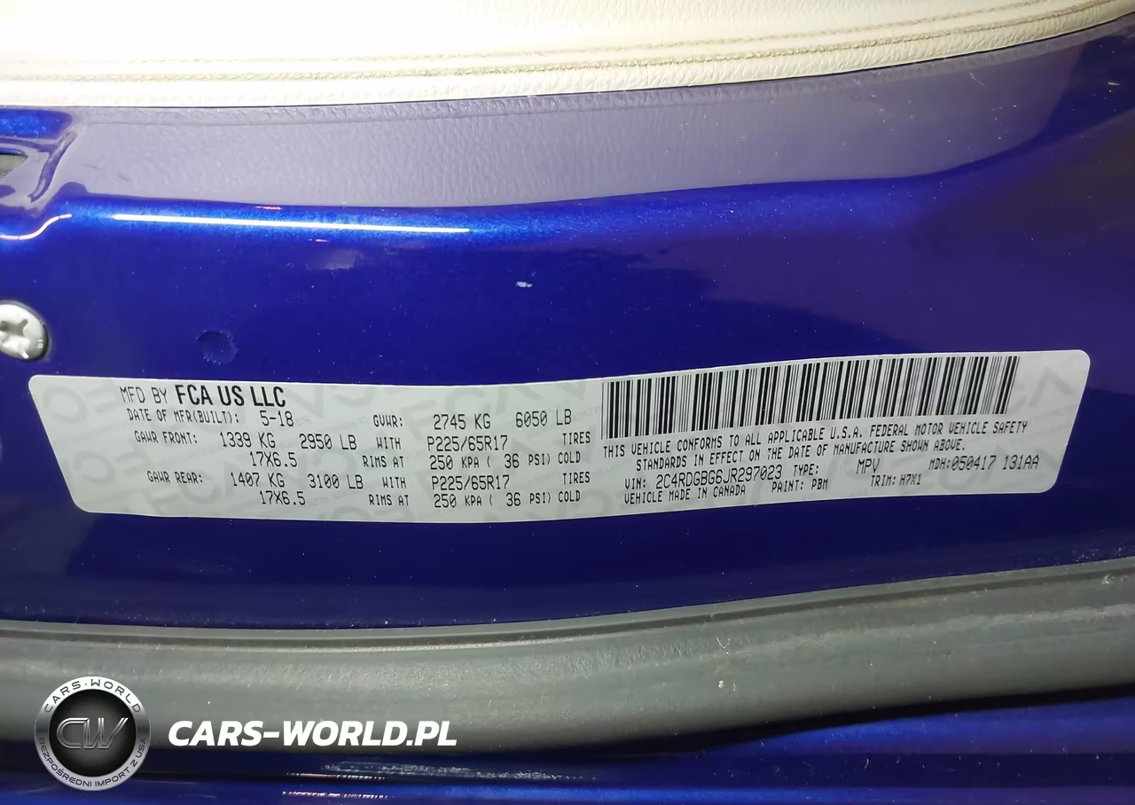 2018 Dodge Grand Caravan Se VIN:2C4RDGBG6JR297023 - 9