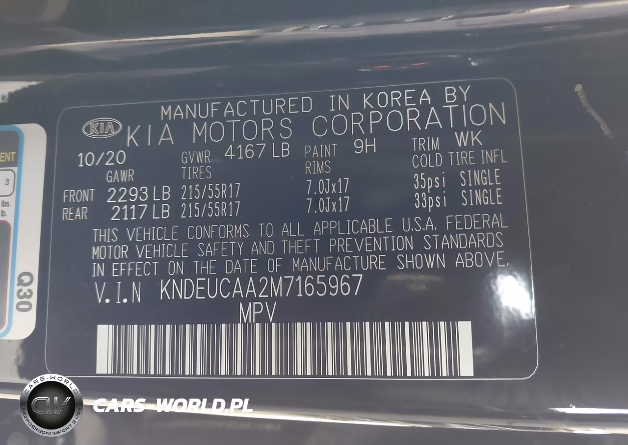 2021 Kia Seltos S VIN:KNDEUCAA2M7165967 - 9