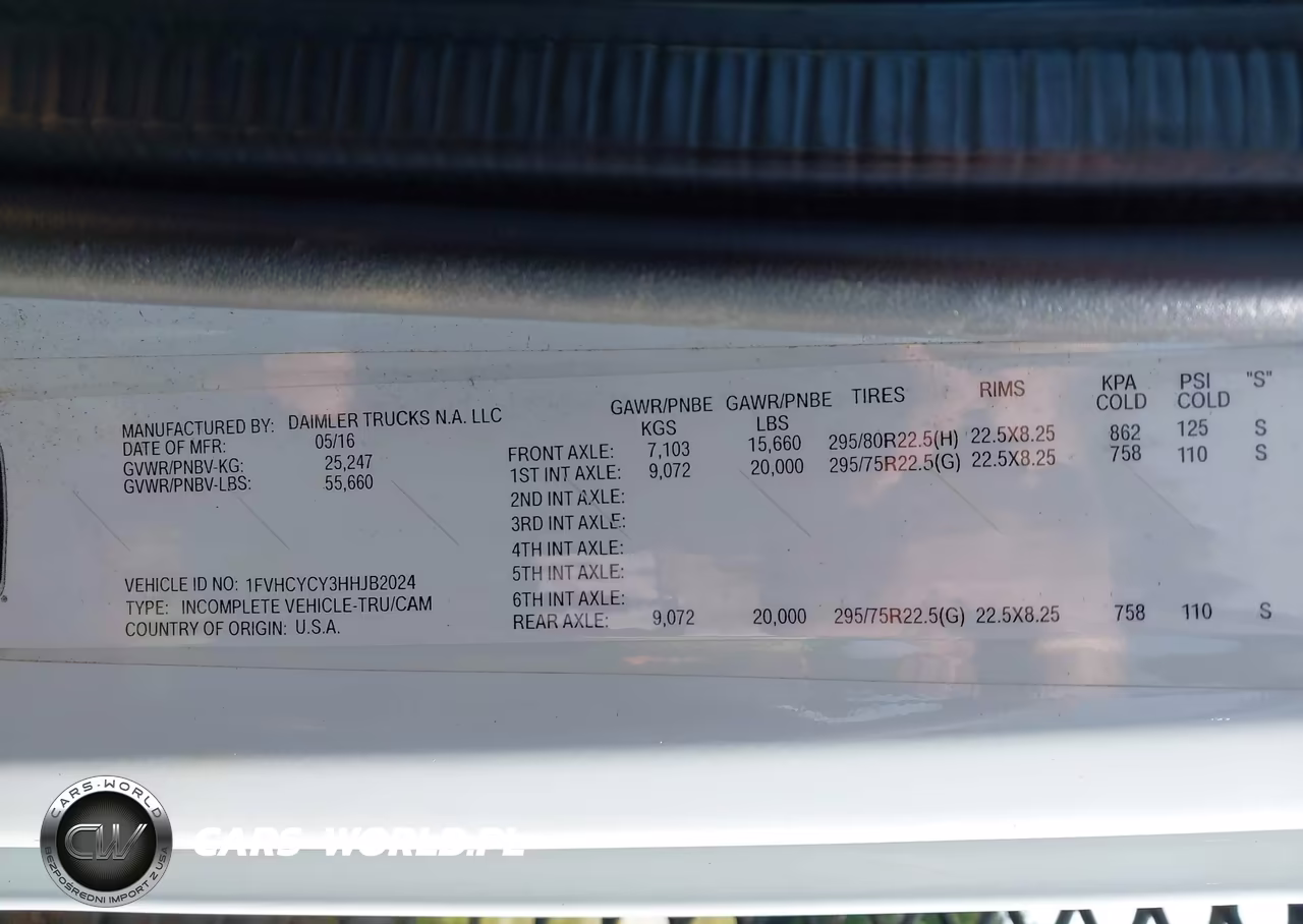 2017 Freightliner M2 106 Medium Duty VIN:1FVHCYCY3HHJB2024 - 8