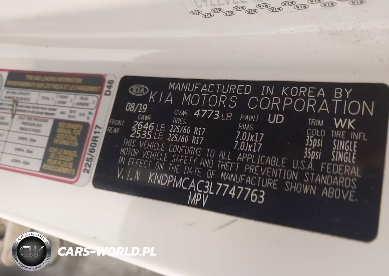 2020 Kia Sportage Lx VIN:KNDPMCAC3L7747763 - 9