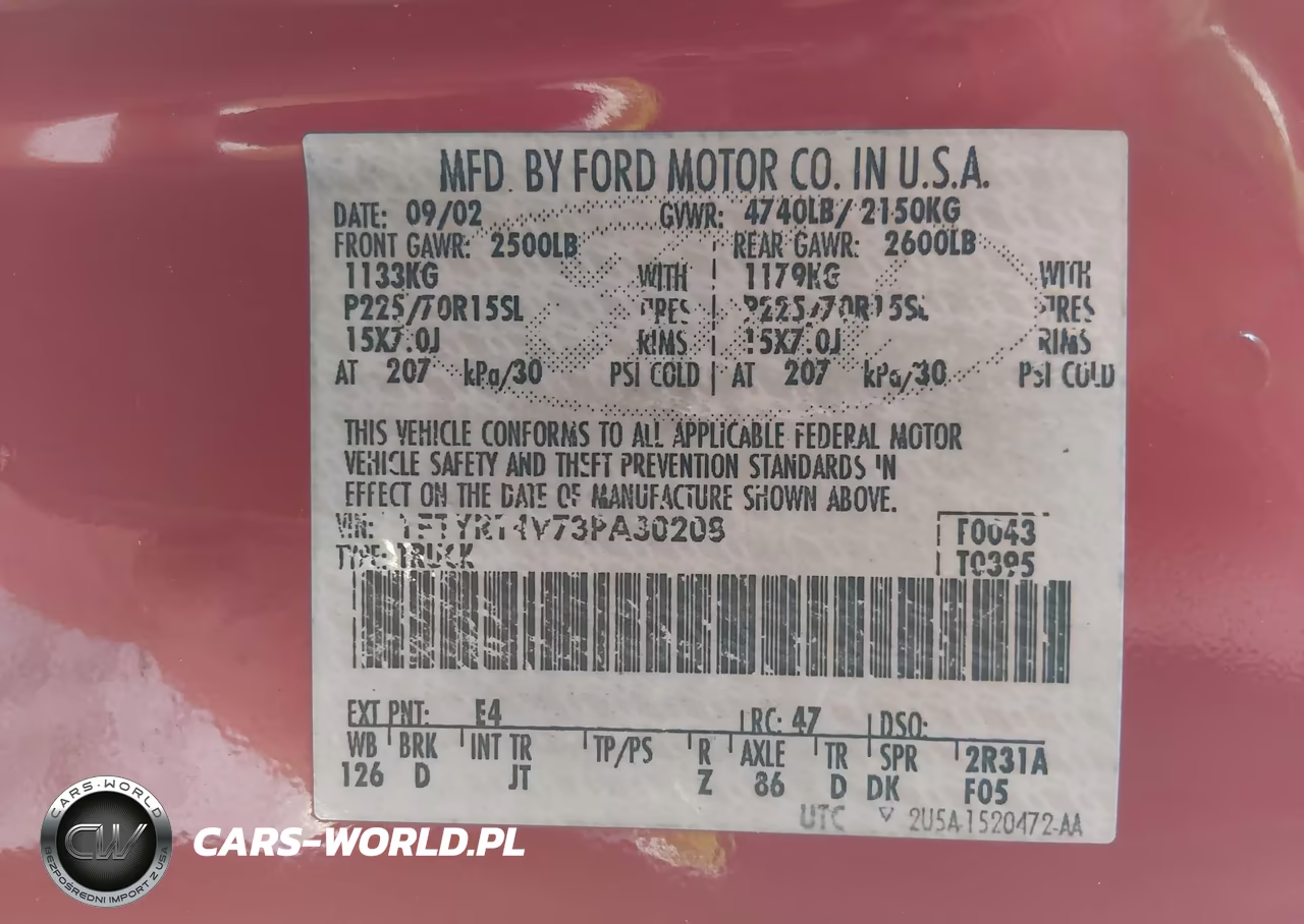 2003 Ford Ranger Edge-Tremor-Xl-Xlt VIN:1FTYR14V73PA30208 - 17