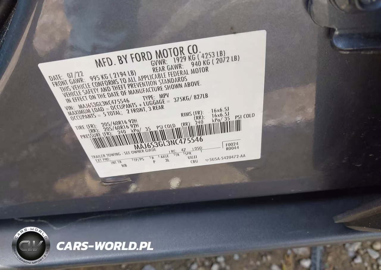 2022 Ford Ecosport Se VIN:MAJ6S3GL3NC475546 - 9