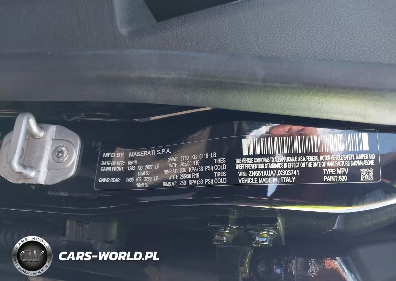 2018 Maserati Levante VIN:ZN661XUA7JX303741 - 9