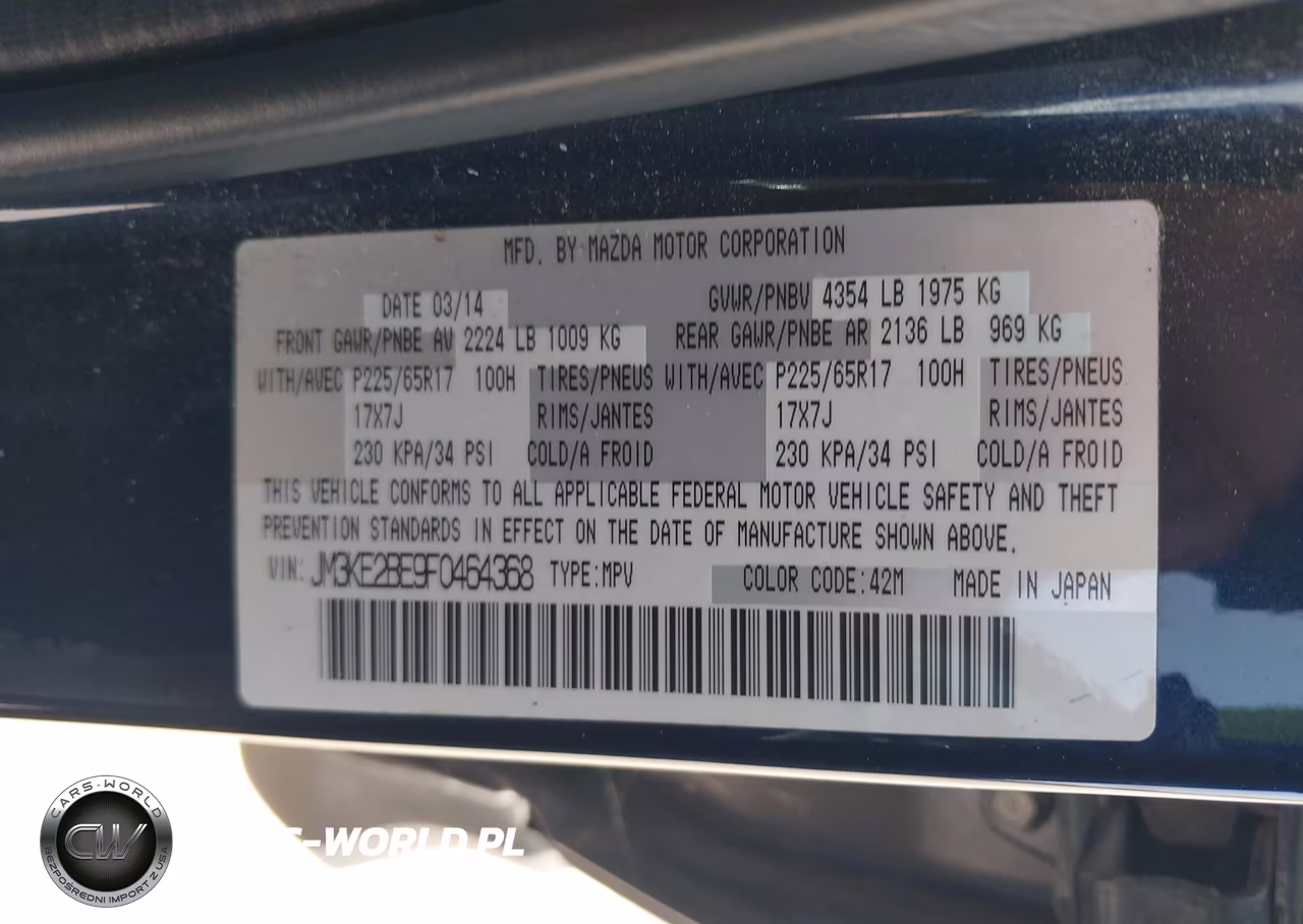 2015 Mazda Cx-5 Sport VIN:JM3KE2BE9F0464368 - 9