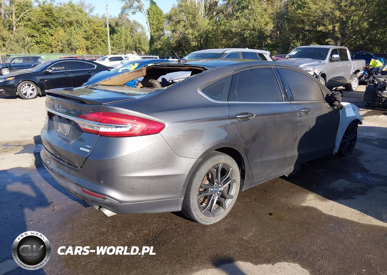 2018 Ford Fusion Se VIN:3FA6P0HD0JR224535 - 4