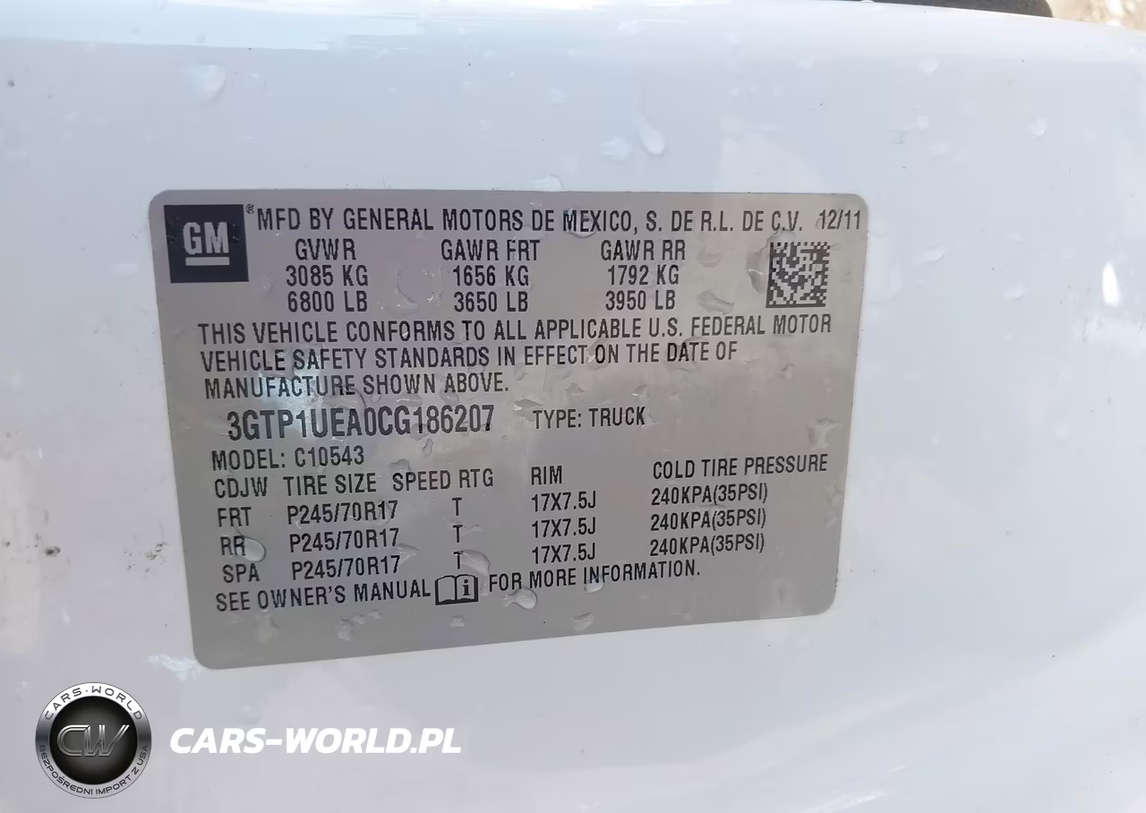 2012 GMC Sierra 1500 Sl VIN:3GTP1UEA0CG186207 - 9