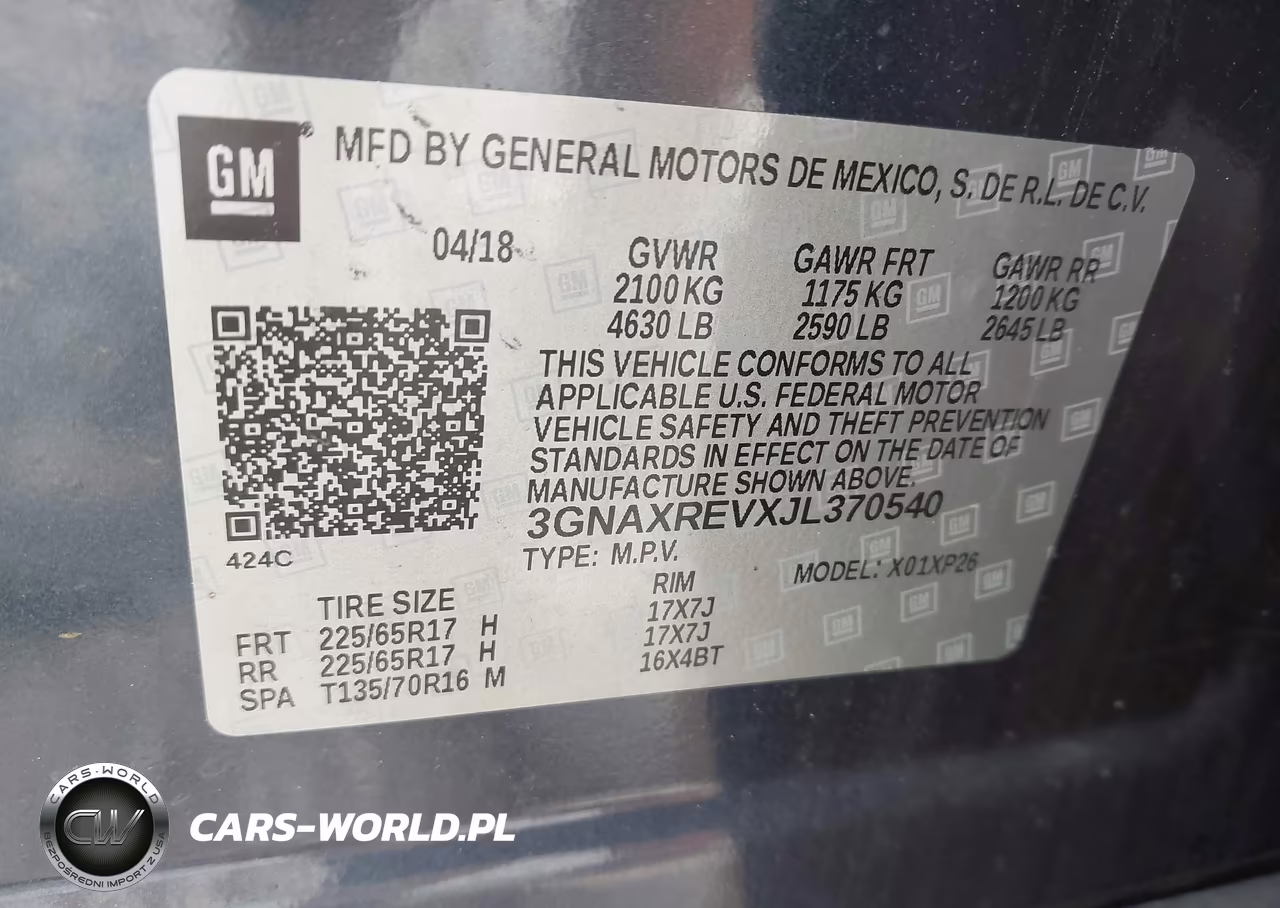 2018 Chevrolet Equinox Ls VIN:3GNAXREVXJL370540 - 9