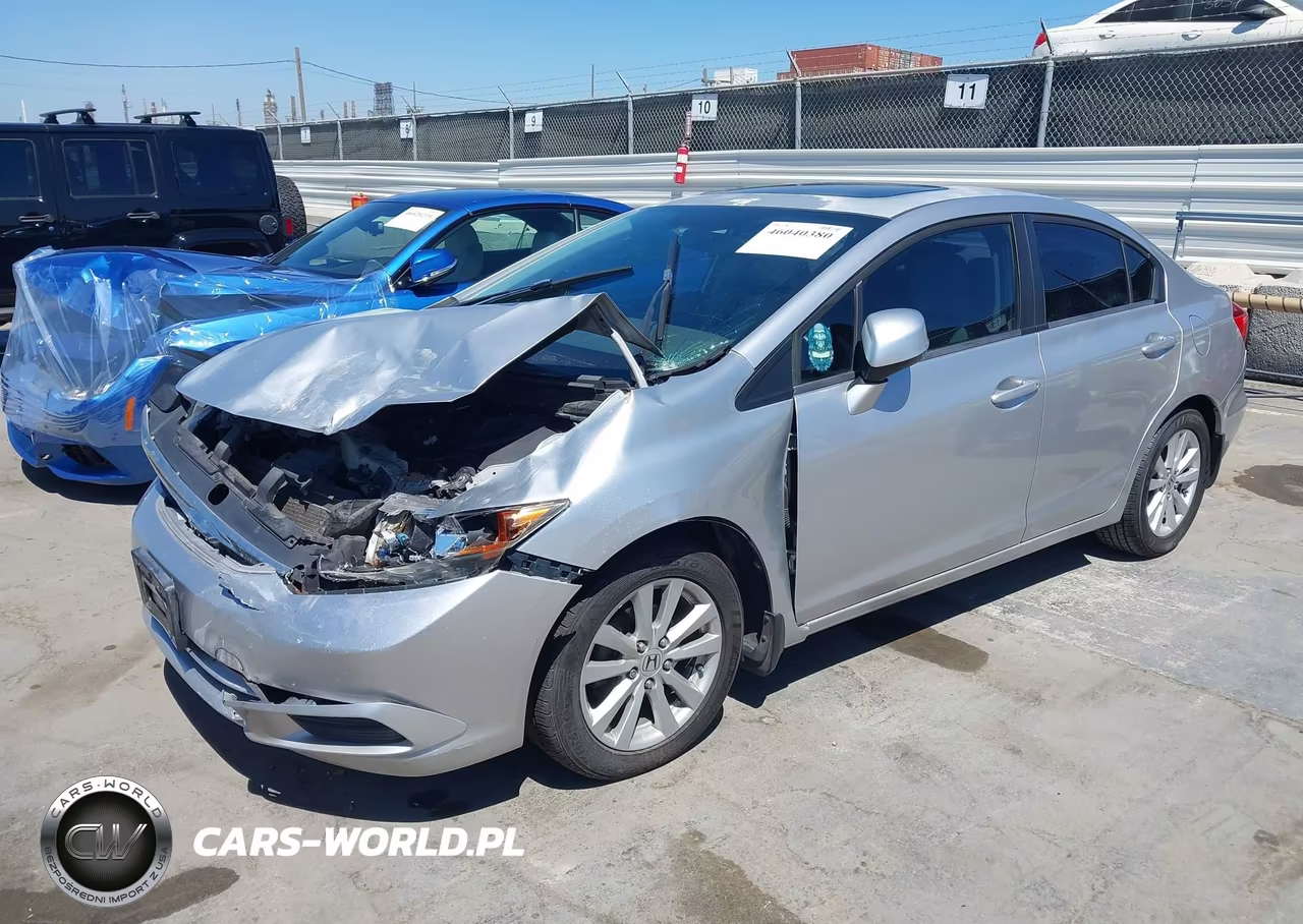 2012 Honda Civic Ex VIN:2HGFB2F82CH312304 - 2