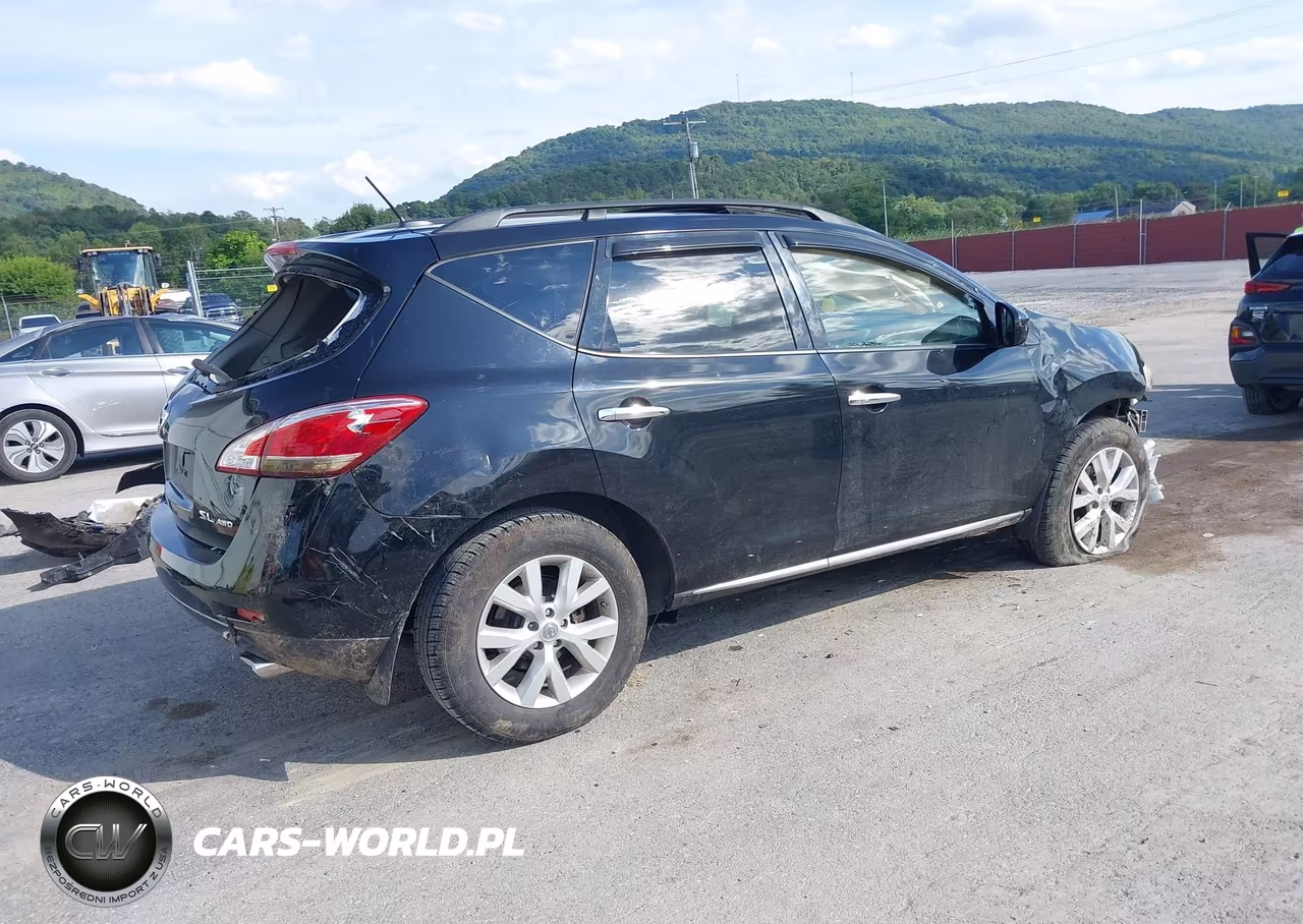 2014 Nissan Murano Sl VIN:JN8AZ1MW3EW500919 - 4