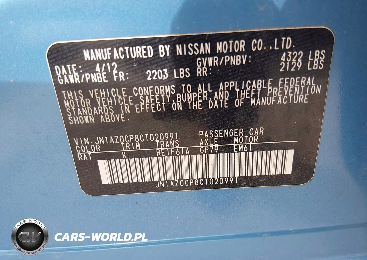 2012 Nissan Leaf Sl VIN:JN1AZ0CP8CT020991 - 9