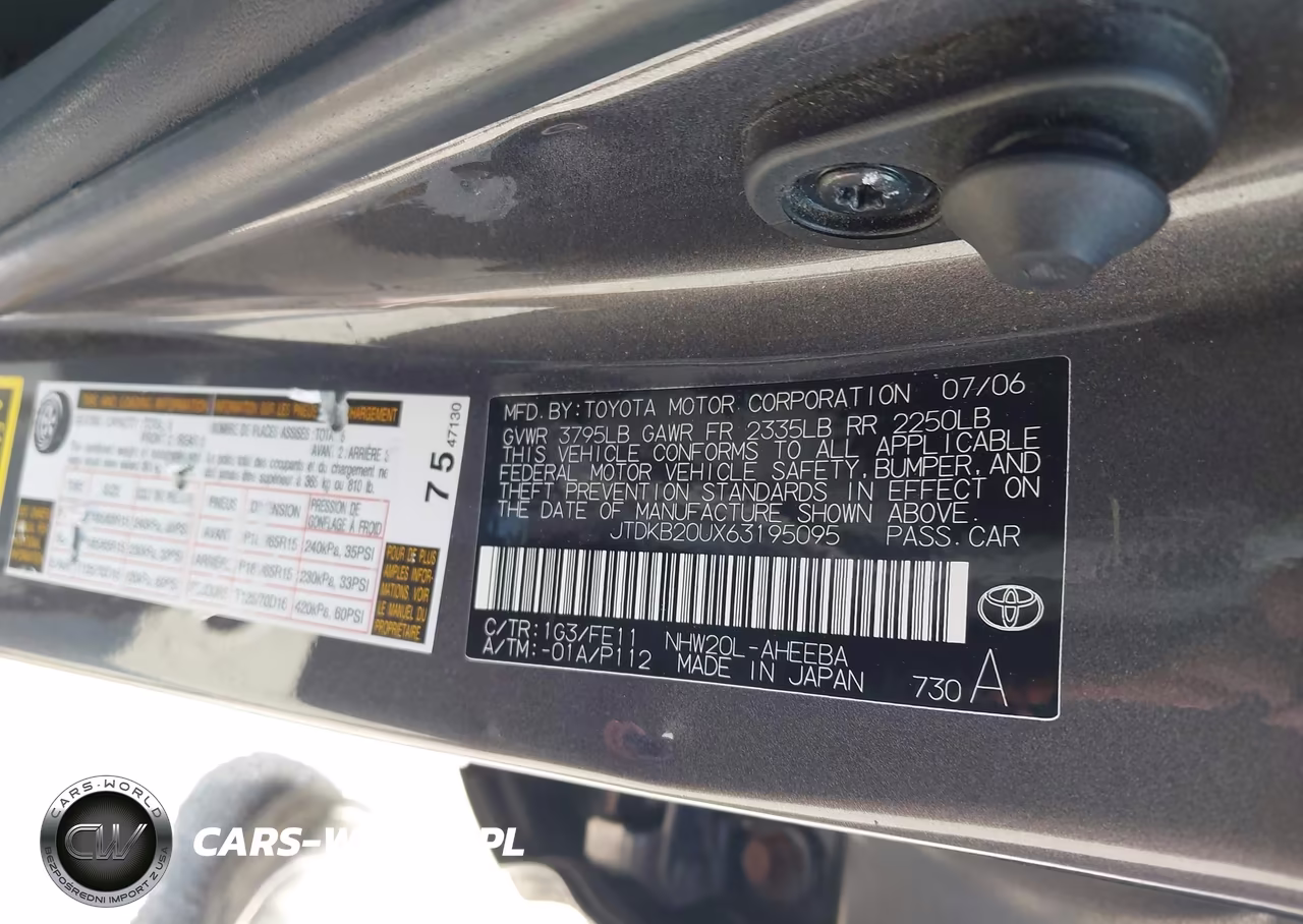 2006 Toyota Prius VIN:JTDKB20UX63195095 - 9