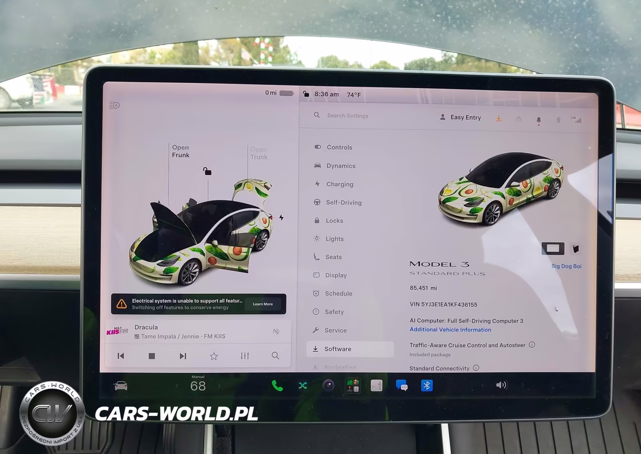 2019 Tesla Model 3 Long Range-Mid Range-Standard Range-Standard Range Plus VIN:5YJ3E1EA1KF436155 - 7