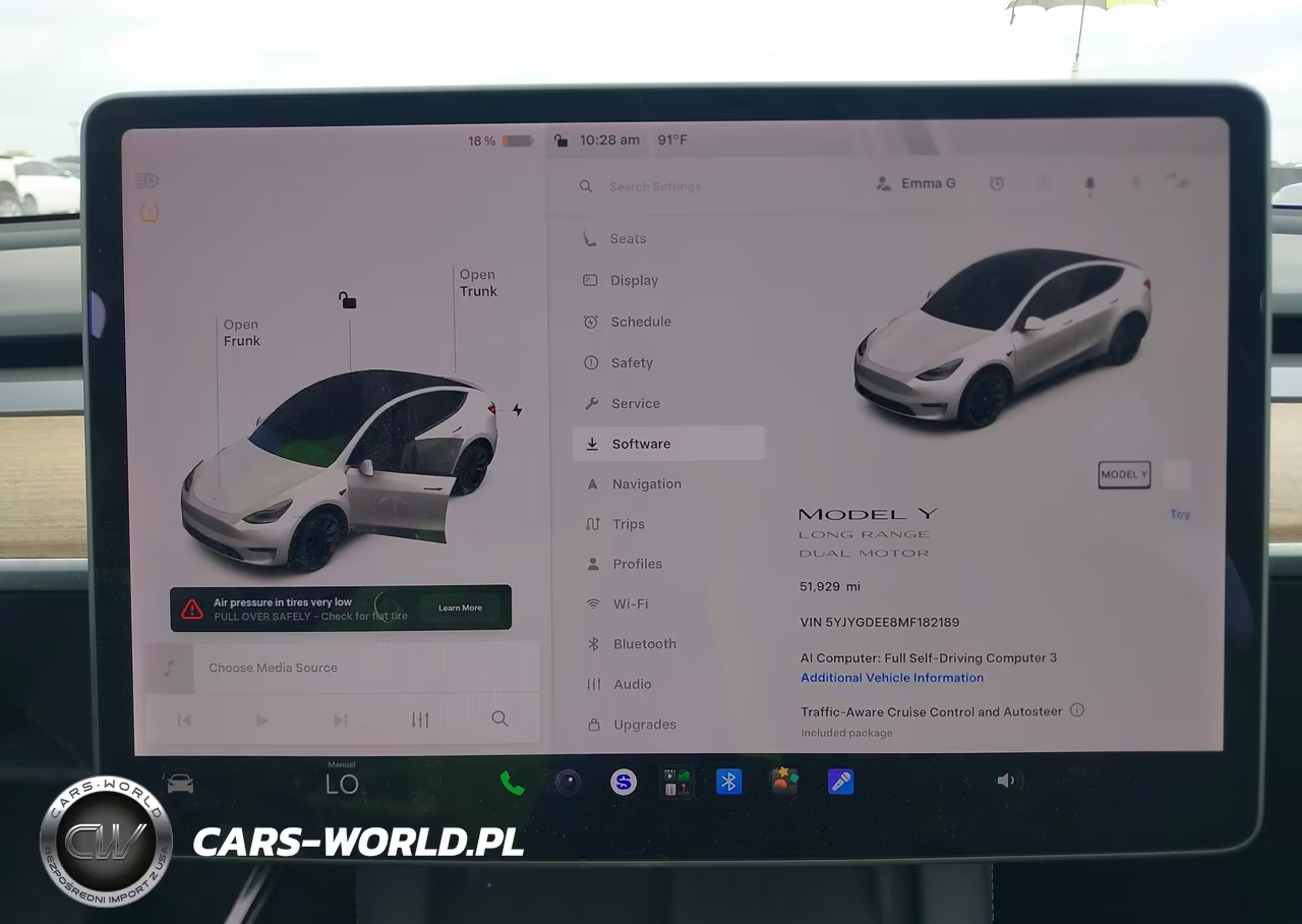 2021 Tesla Model Y Long Range Dual Motor All-Wheel Drive VIN:5YJYGDEE8MF182189 - 7