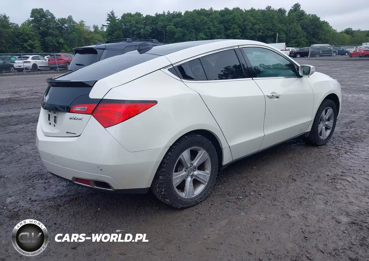2013 Acura Zdx VIN:2HNYB1H69DH500343 - 4
