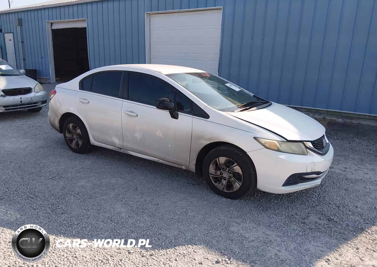 2013 Honda Civic Lx VIN:19XFB2F54DE092746 - 1