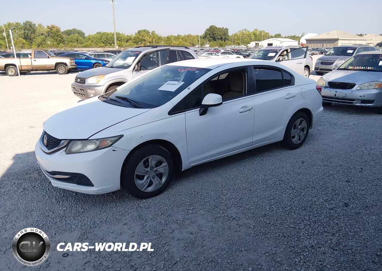 2013 Honda Civic Lx VIN:19XFB2F54DE092746 - 2