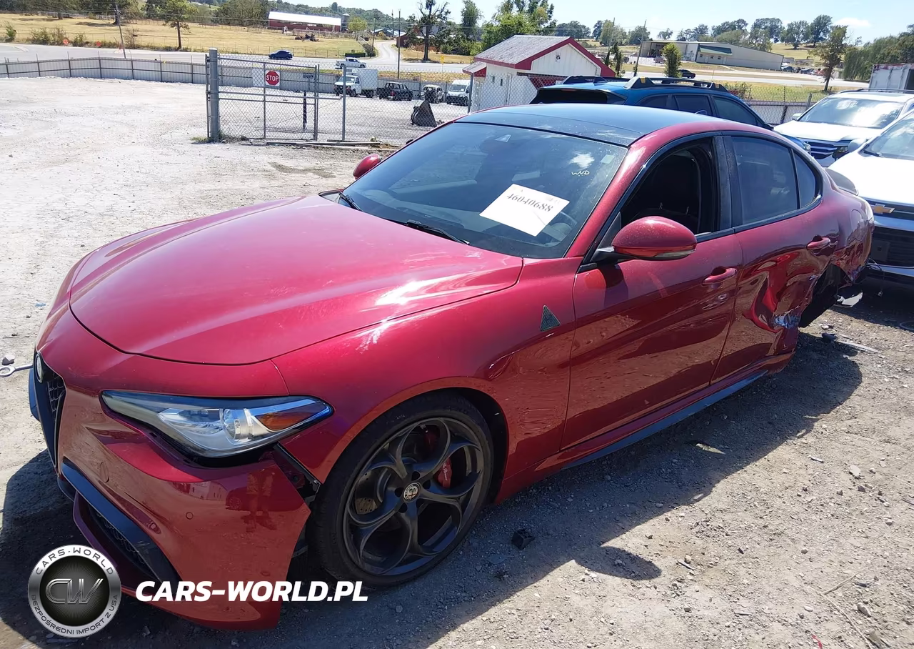 2019 Alfa Romeo Giulia Ti Sport Rwd VIN:ZARFAMBN9K7603732 - 2