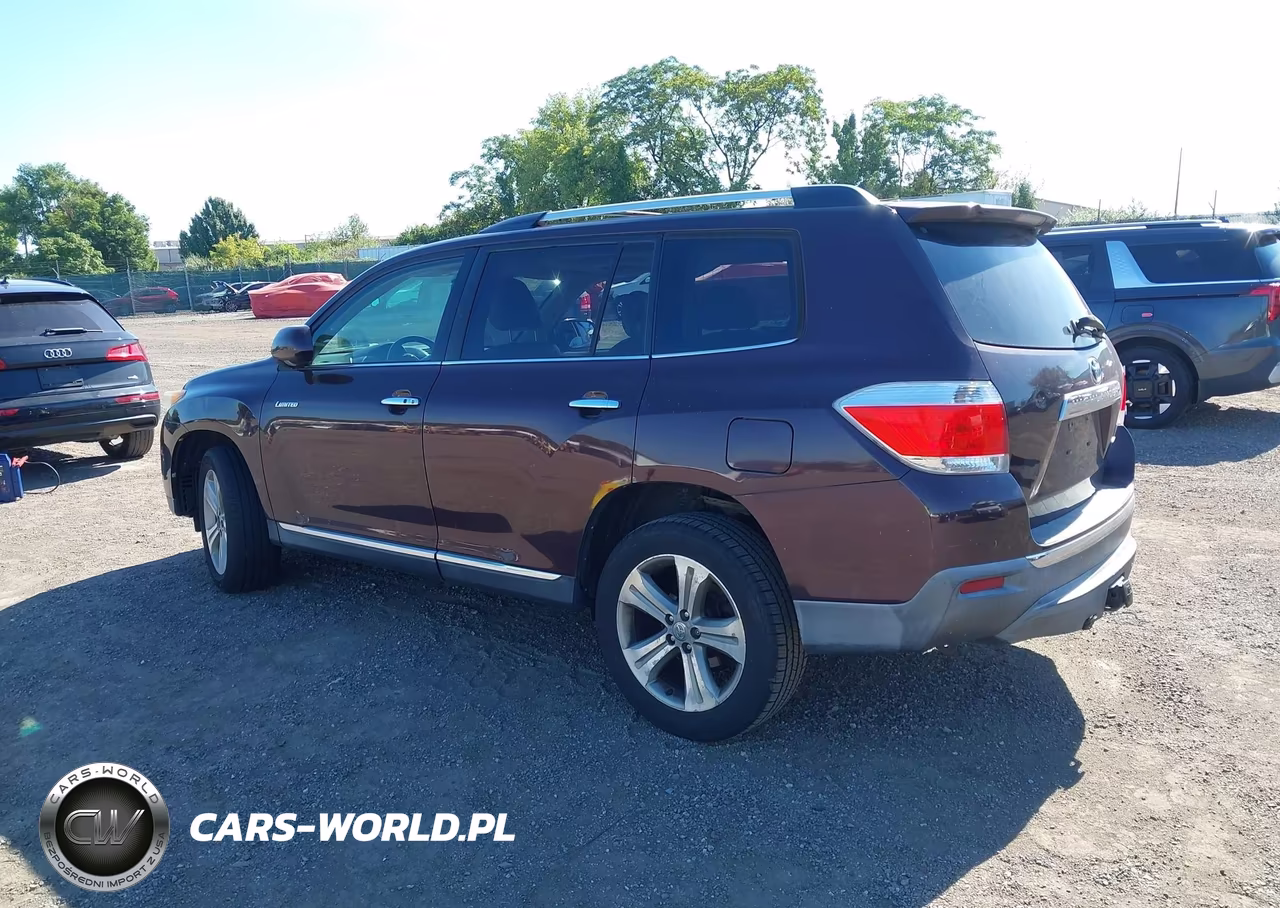 2012 Toyota Highlander Limited V6 VIN:5TDDK3EHXCS096474 - 3