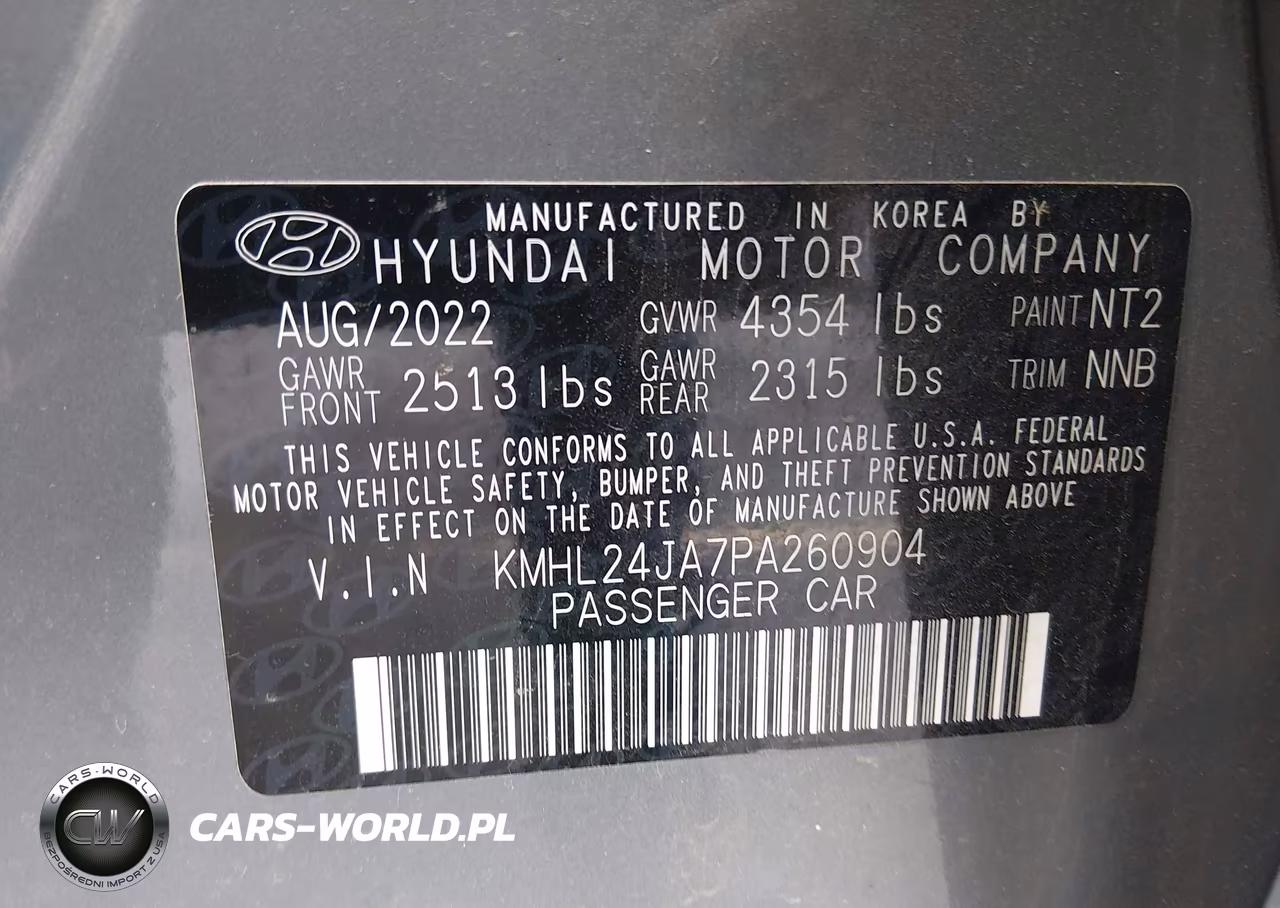 2023 Hyundai Sonata Se VIN:KMHL24JA7PA260904 - 9