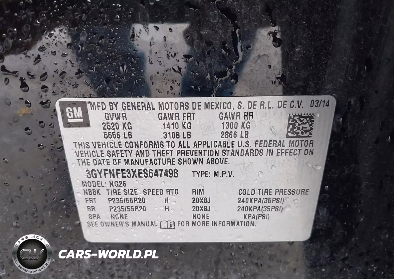 2014 Cadillac Srx Performance Collection VIN:3GYFNFE3XES647498 - 9