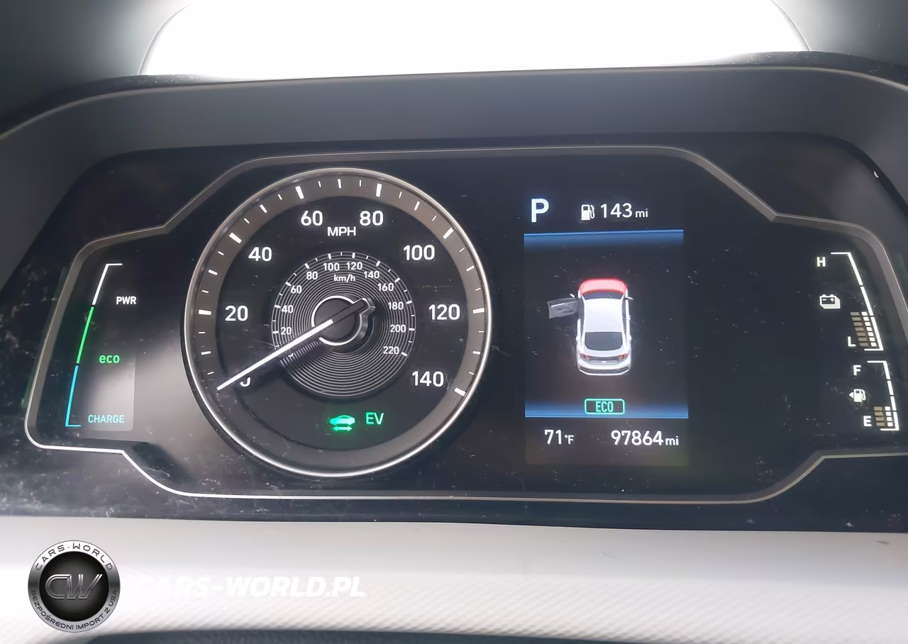 2020 Hyundai Ioniq Hybrid Blue VIN:KMHC65LC9LU232569 - 7