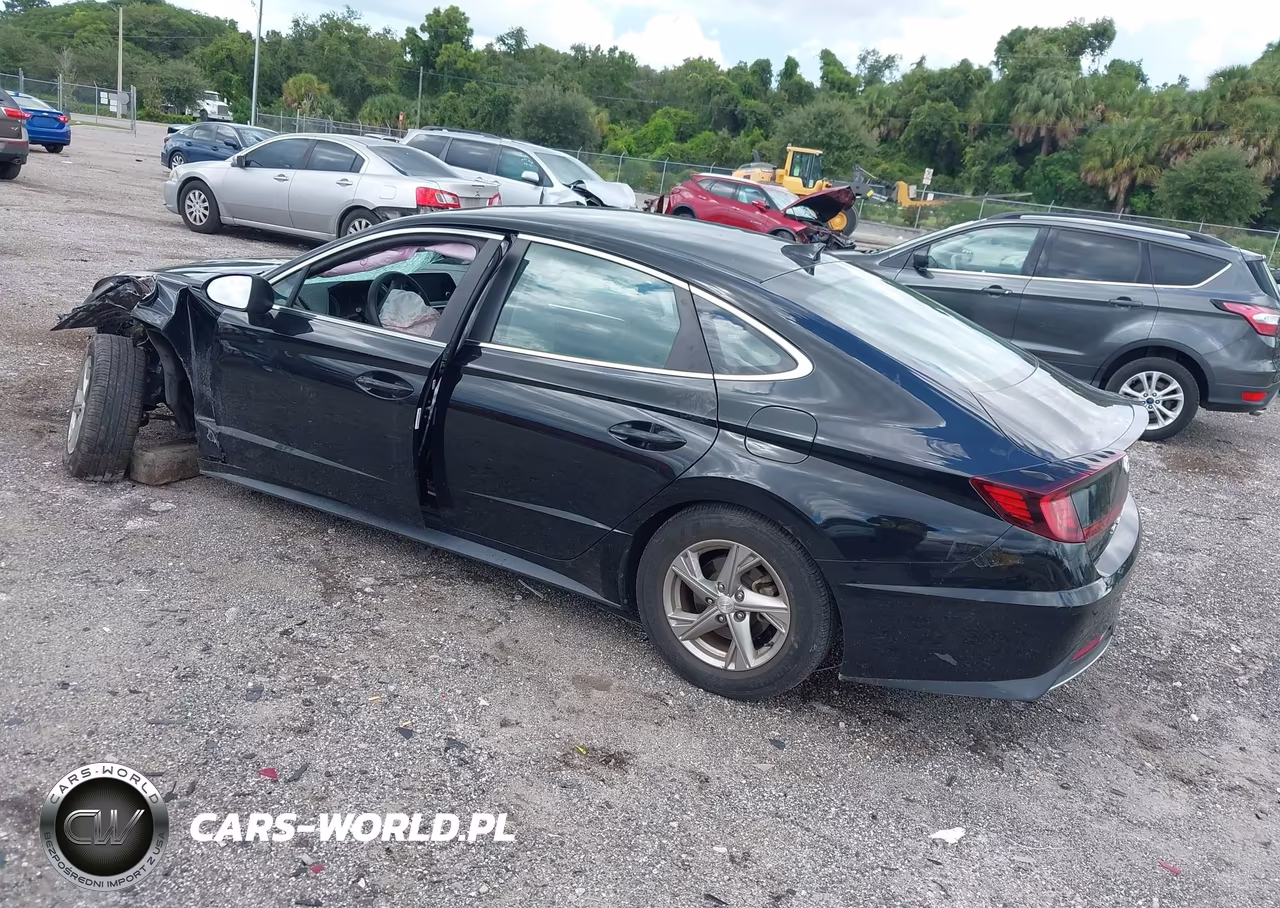 2021 Hyundai Sonata Se VIN:5NPEG4JA3MH124899 - 3