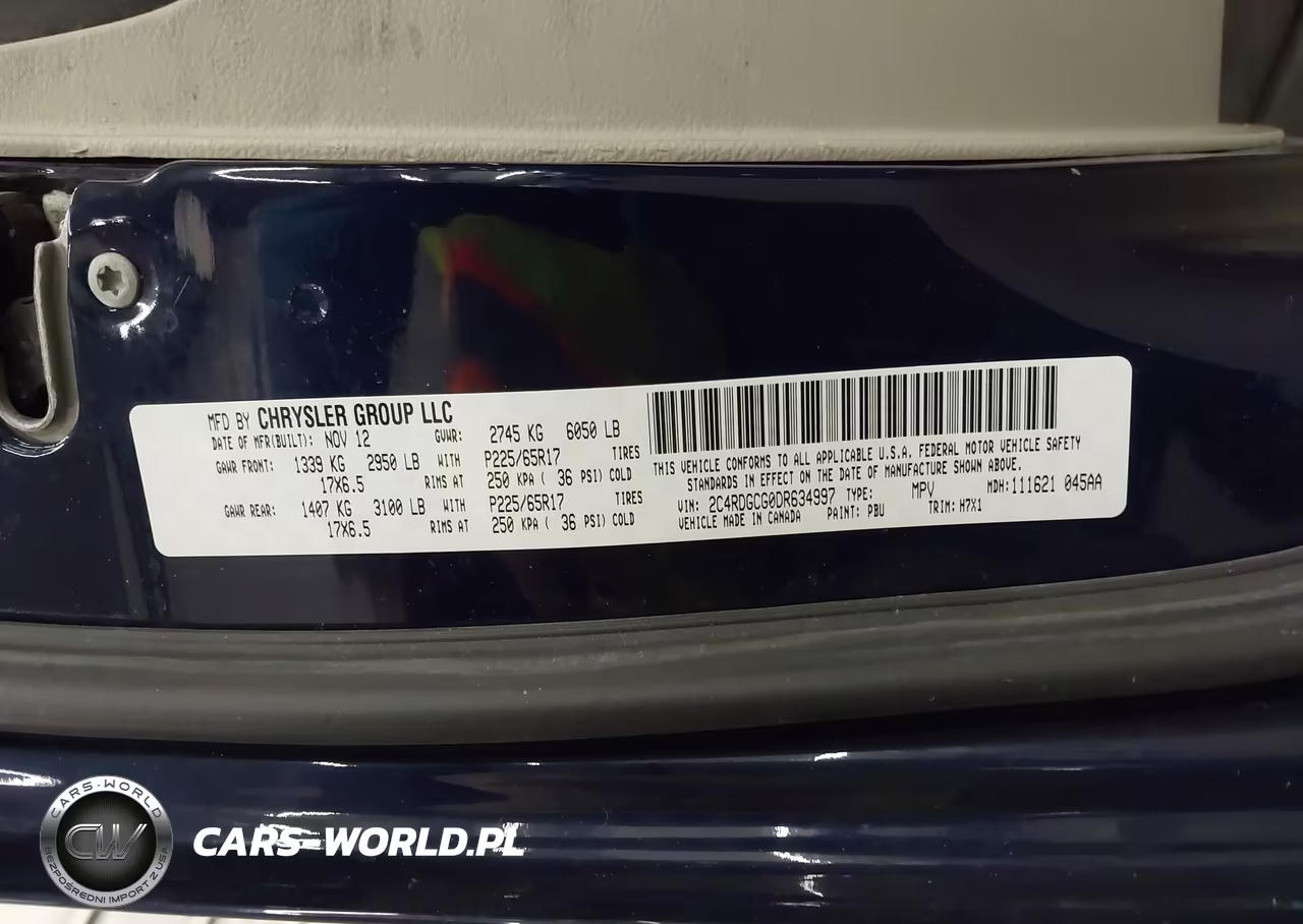 2013 Dodge Grand Caravan Sxt VIN:2C4RDGCG0DR634997 - 9