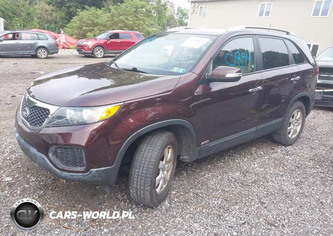 2013 Kia Sorento Lx V6 VIN:5XYKTDA20DG372607 - 2