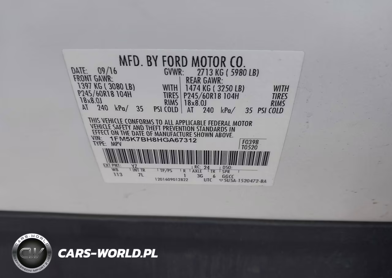 2017 Ford Explorer VIN:1FM5K7BH8HGA67312 - 9