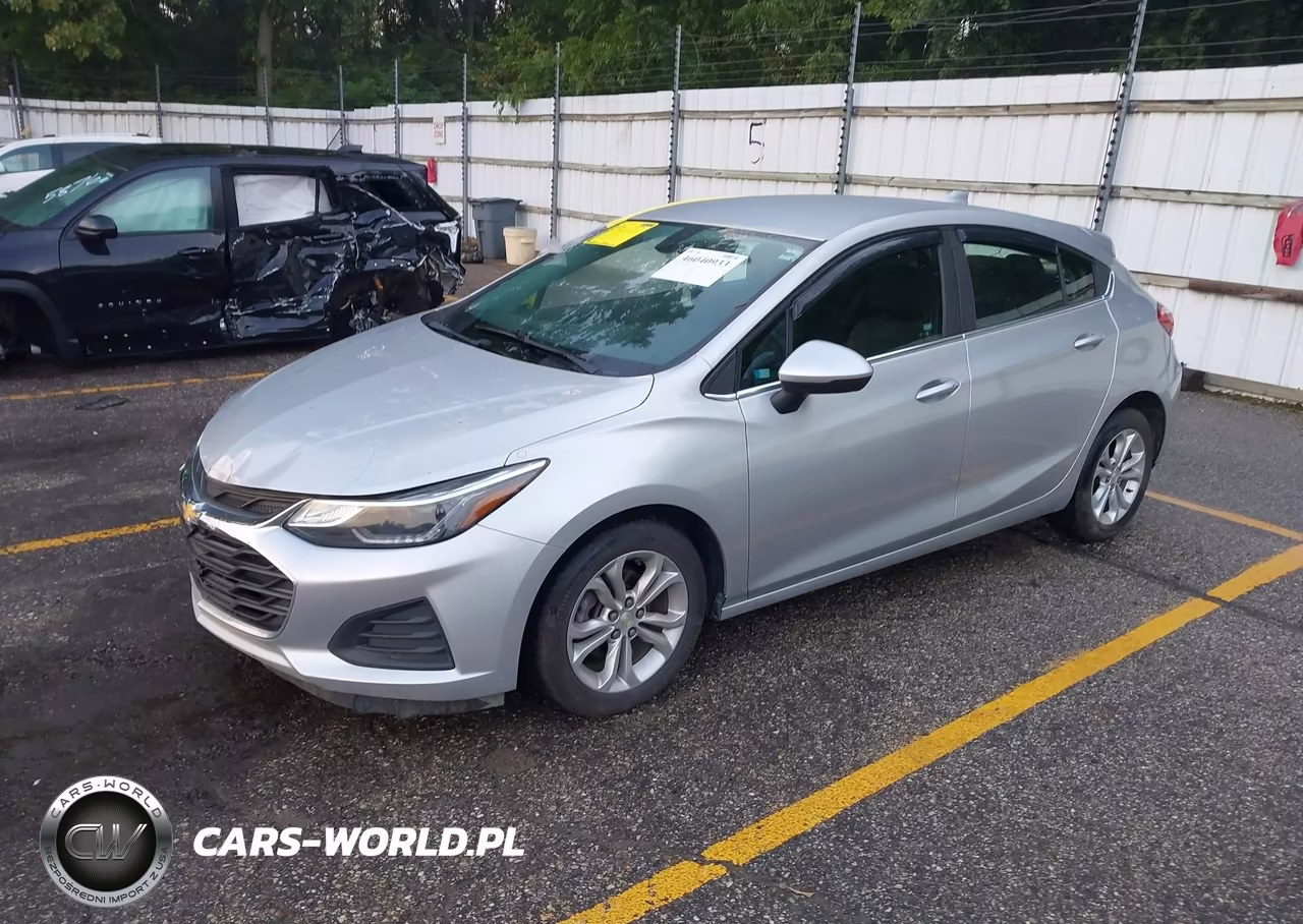 2019 Chevrolet Cruze Lt VIN:3G1BE6SM1KS536506 - 2