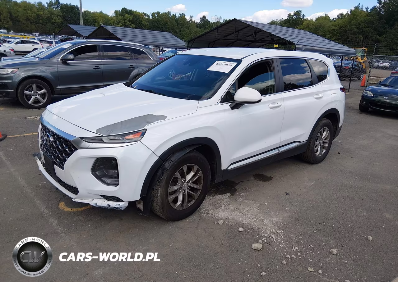 2019 Hyundai Santa Fe Se VIN:5NMS2CAD7KH102632 - 2