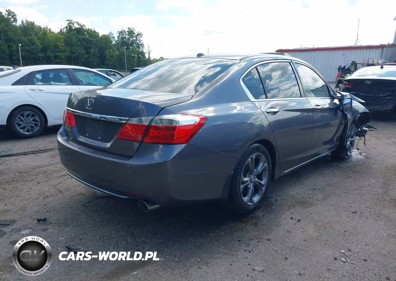 2014 Honda Accord Ex-L VIN:1HGCR2F86EA022535 - 4