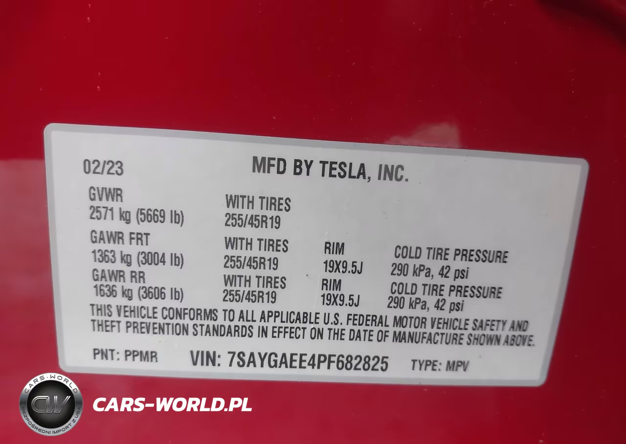 2023 Tesla Model Y Awd-Long Range Dual Motor All-Wheel Drive VIN:7SAYGAEE4PF682825 - 9
