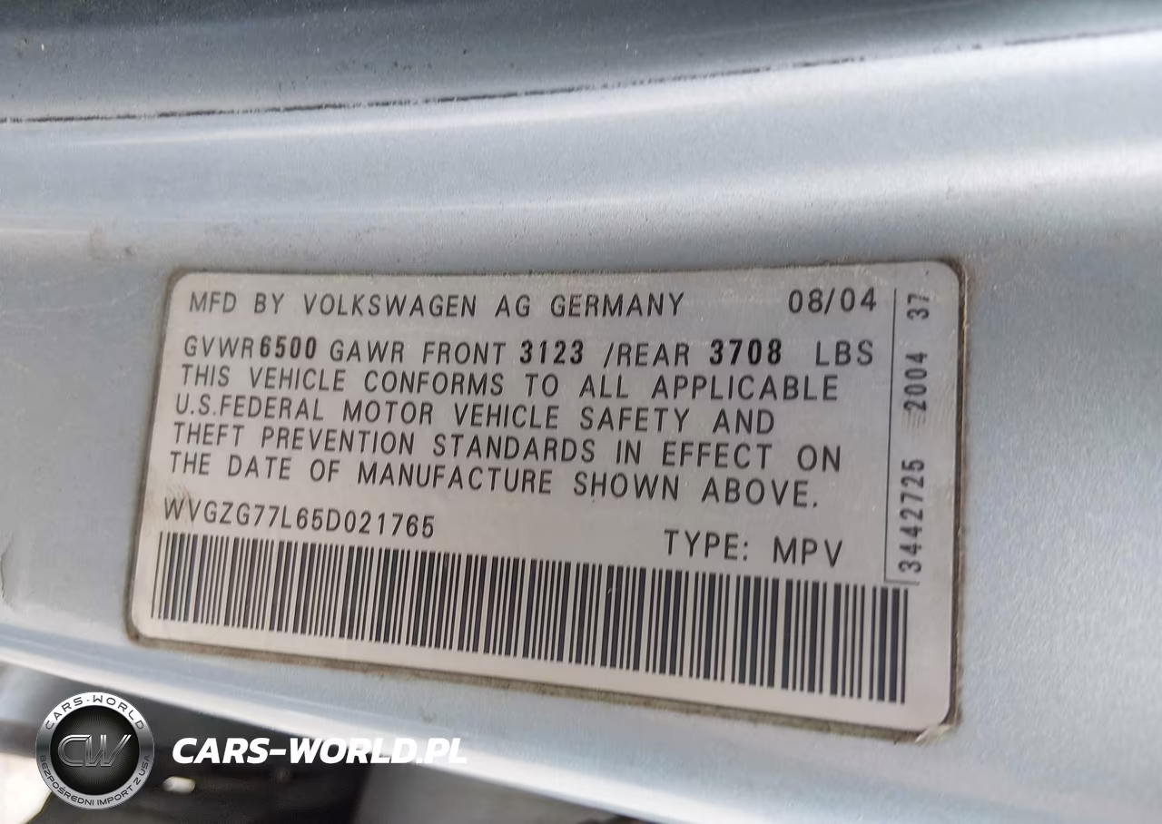 2005 Volkswagen Touareg V6 VIN:WVGZG77L65D021765 - 9