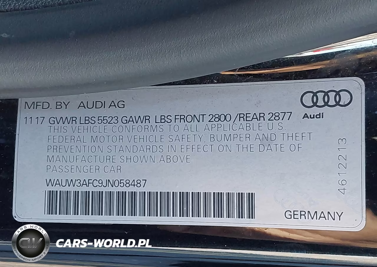 2018 Audi A7 3.0T Premium Plus VIN:WAUW3AFC9JN058487 - 9