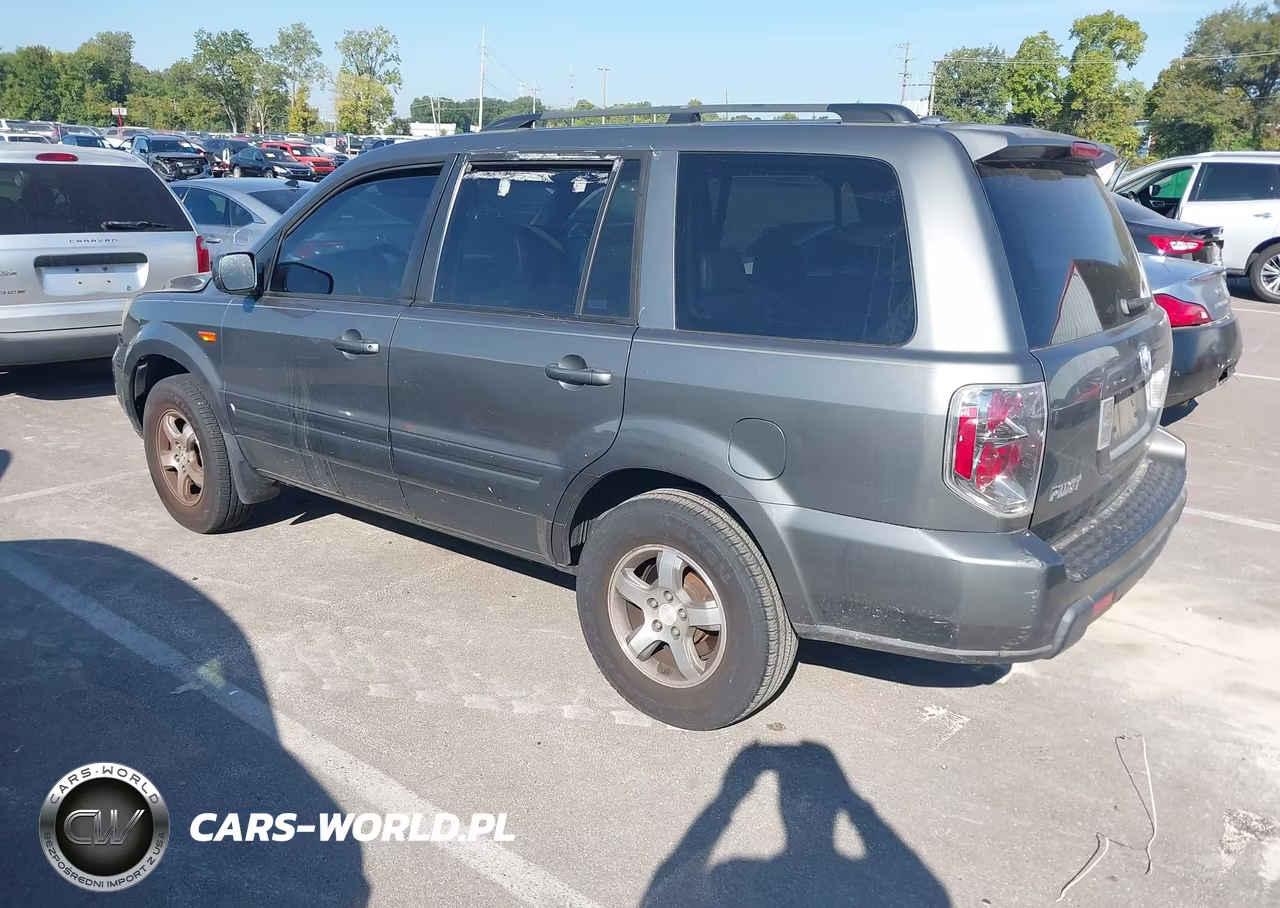 2007 Honda Pilot Ex-L VIN:5FNYF28617B001174 - 3