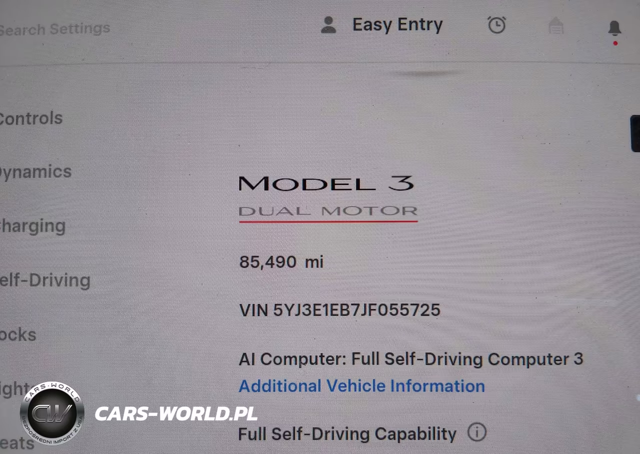 2018 Tesla Model 3 Long Range-Performance VIN:5YJ3E1EB7JF055725 - 7