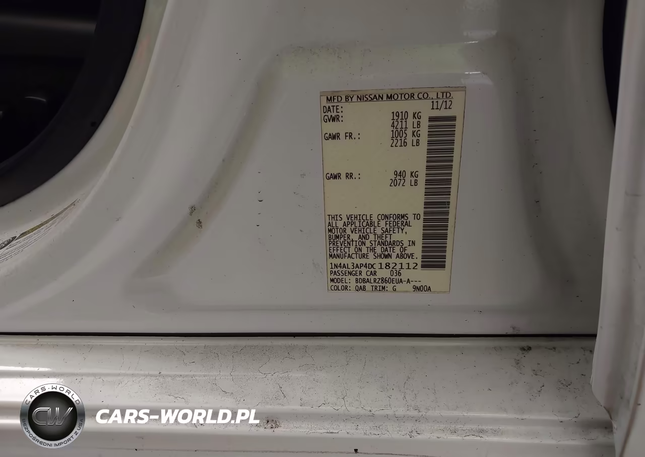 2013 Nissan Altima 2.5 S VIN:1N4AL3AP4DC182112 - 9