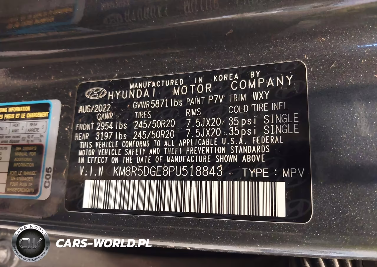 2023 Hyundai Palisade Limited VIN:KM8R5DGE8PU518843 - 9