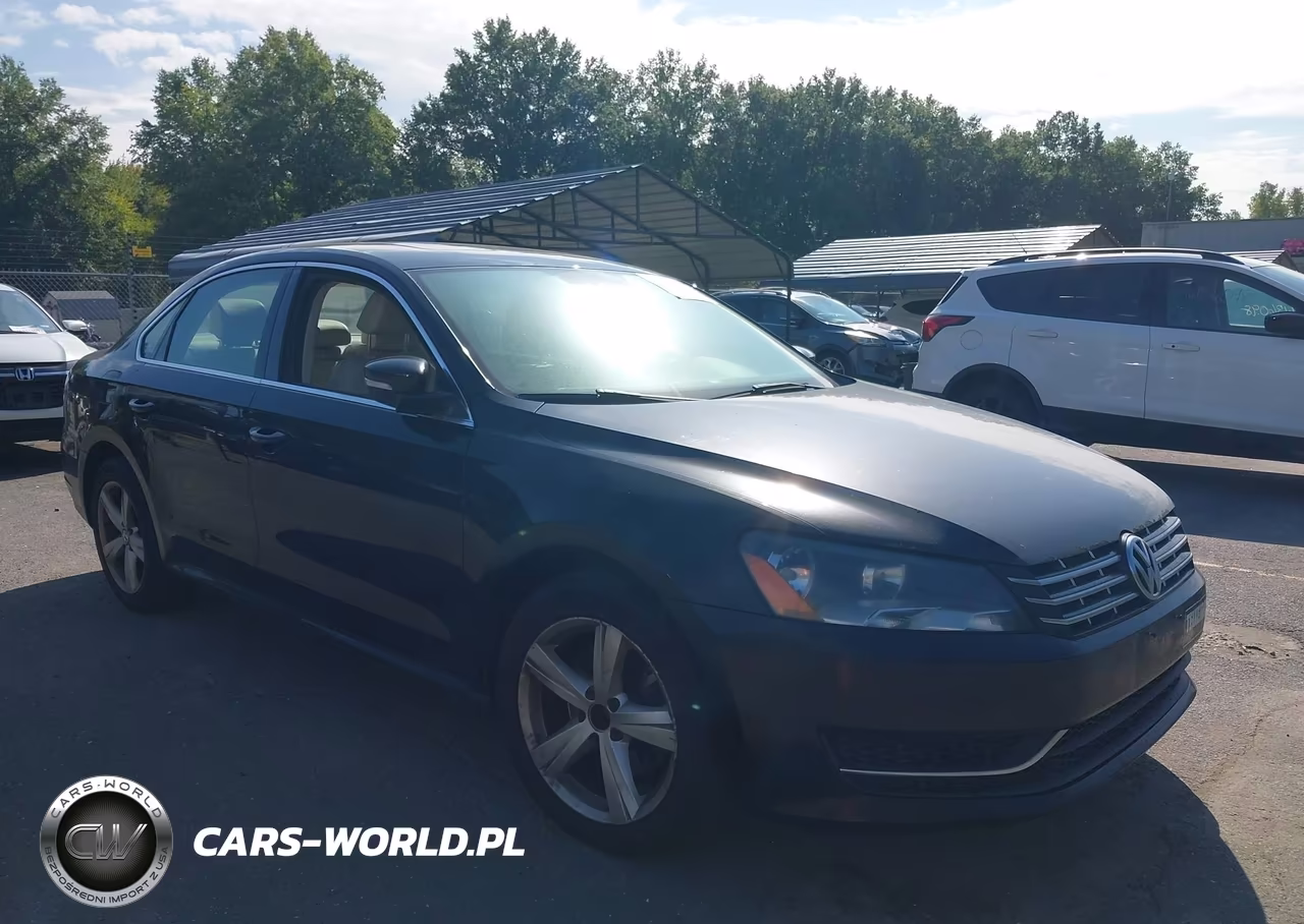 2013 Volkswagen Passat 2.0L Tdi Se VIN:1VWBN7A34DC061039 - 1