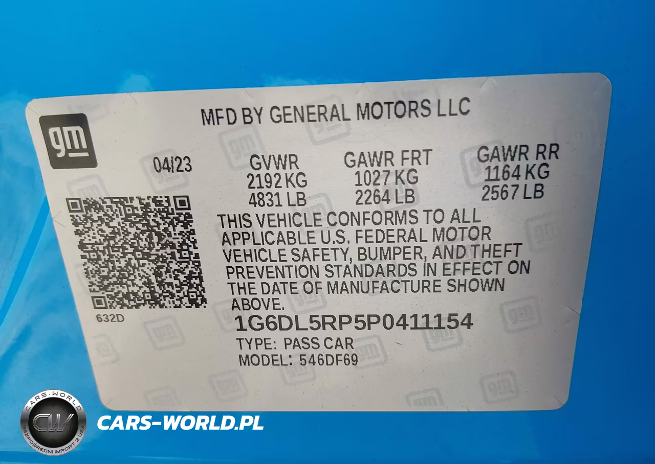 2023 Cadillac Ct4-V V-Series Blackwing VIN:1G6DL5RP5P0411154 - 9