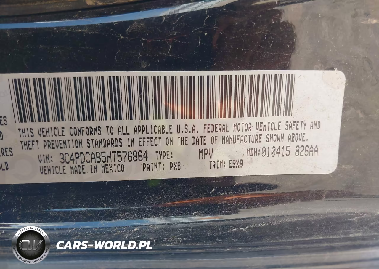 2017 Dodge Journey Se VIN:3C4PDCAB5HT576864 - 9