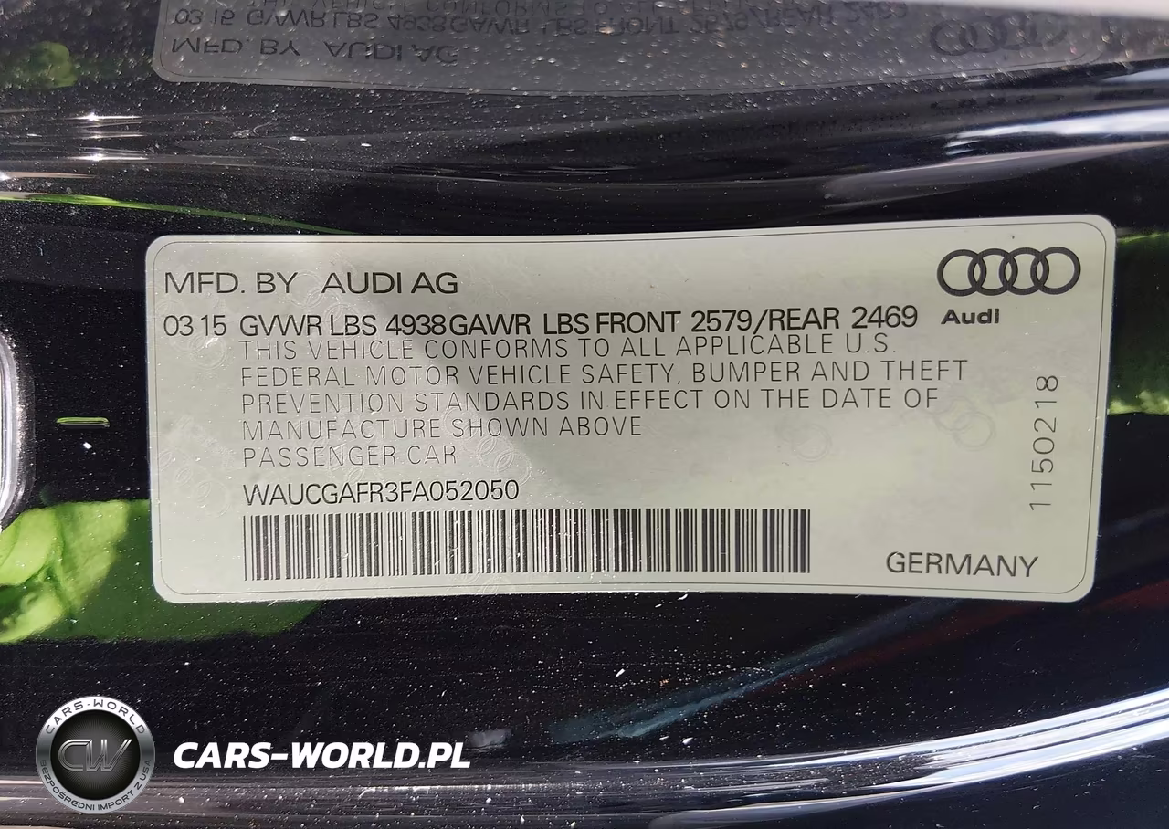 2015 Audi S5 3.0T Premium Plus VIN:WAUCGAFR3FA052050 - 9