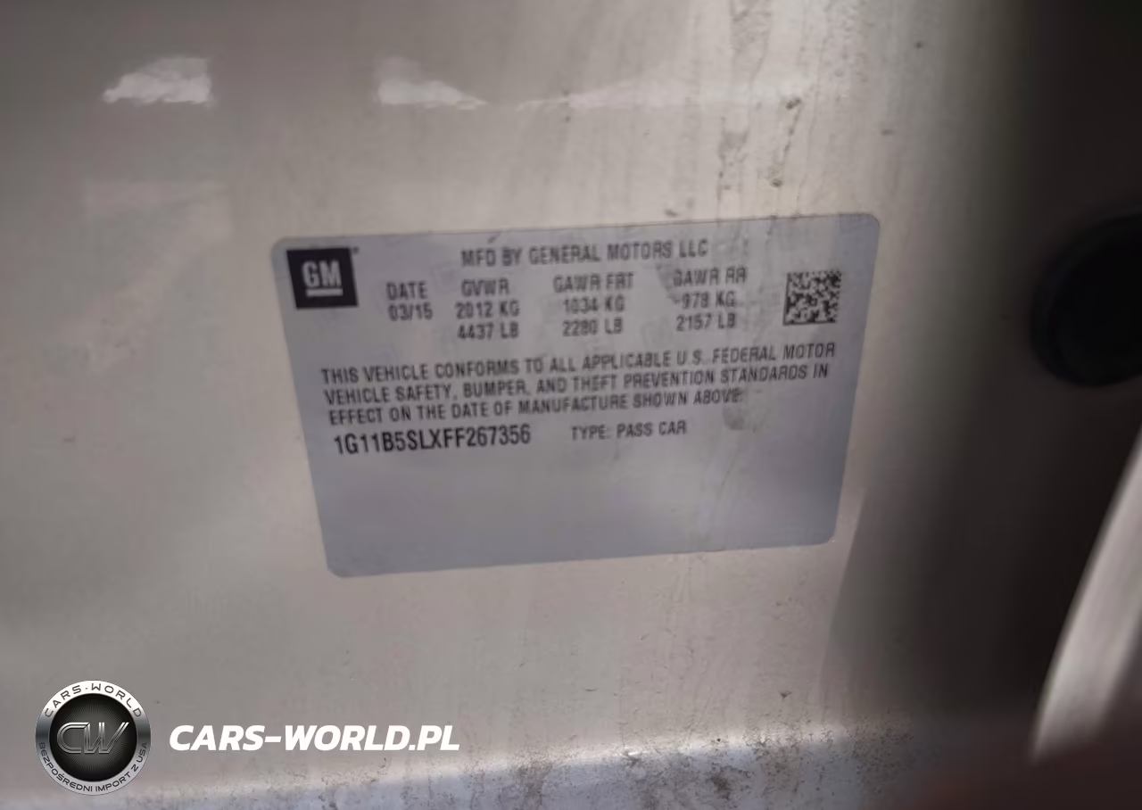 2015 Chevrolet Malibu Ls VIN:1G11B5SLXFF267356 - 9