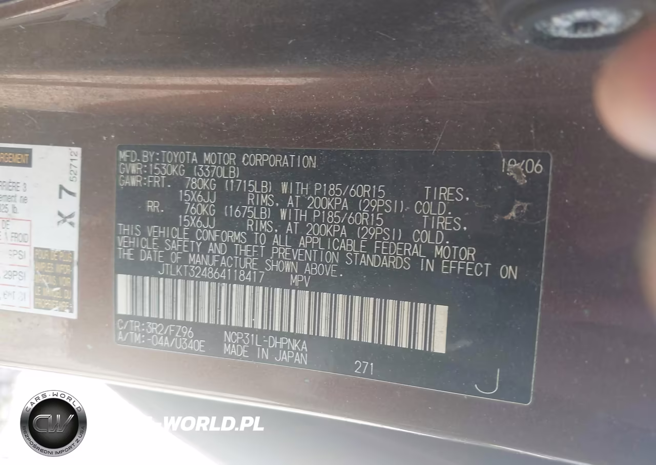 2006 Scion Xb VIN:JTLKT324864118417 - 9