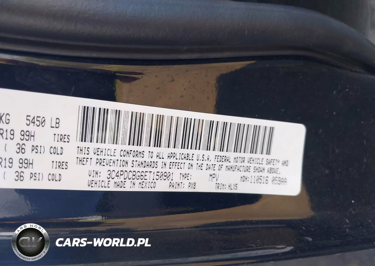 2014 Dodge Journey Sxt VIN:3C4PDCBG6ET150901 - 9