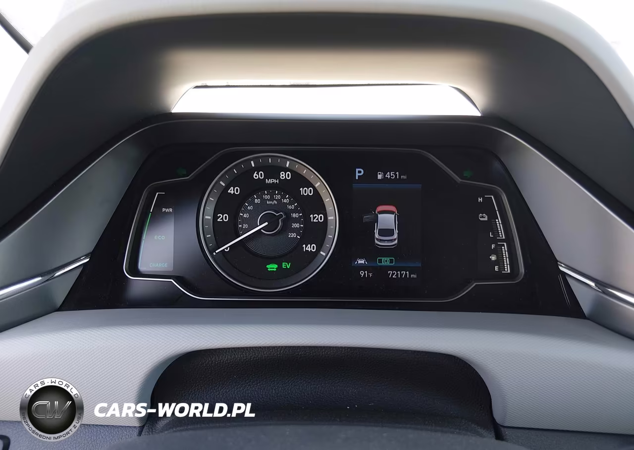 2020 Hyundai Ioniq Hybrid Blue VIN:KMHC65LC3LU220448 - 7