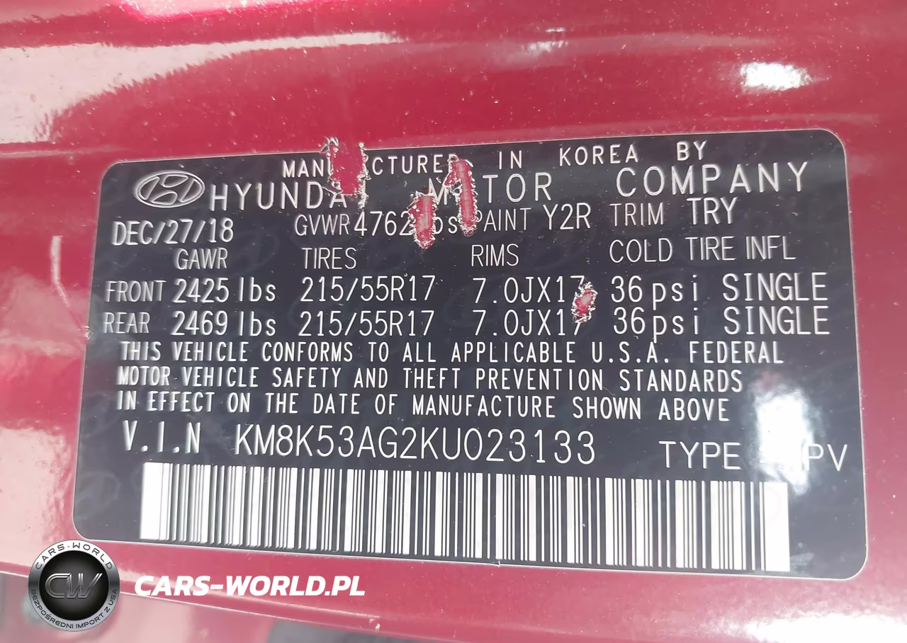 2019 Hyundai Kona Ev Ultimate VIN:KM8K53AG2KU023133 - 9