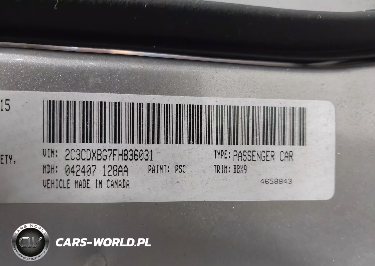2015 Dodge Charger Se VIN:2C3CDXBG7FH836031 - 9